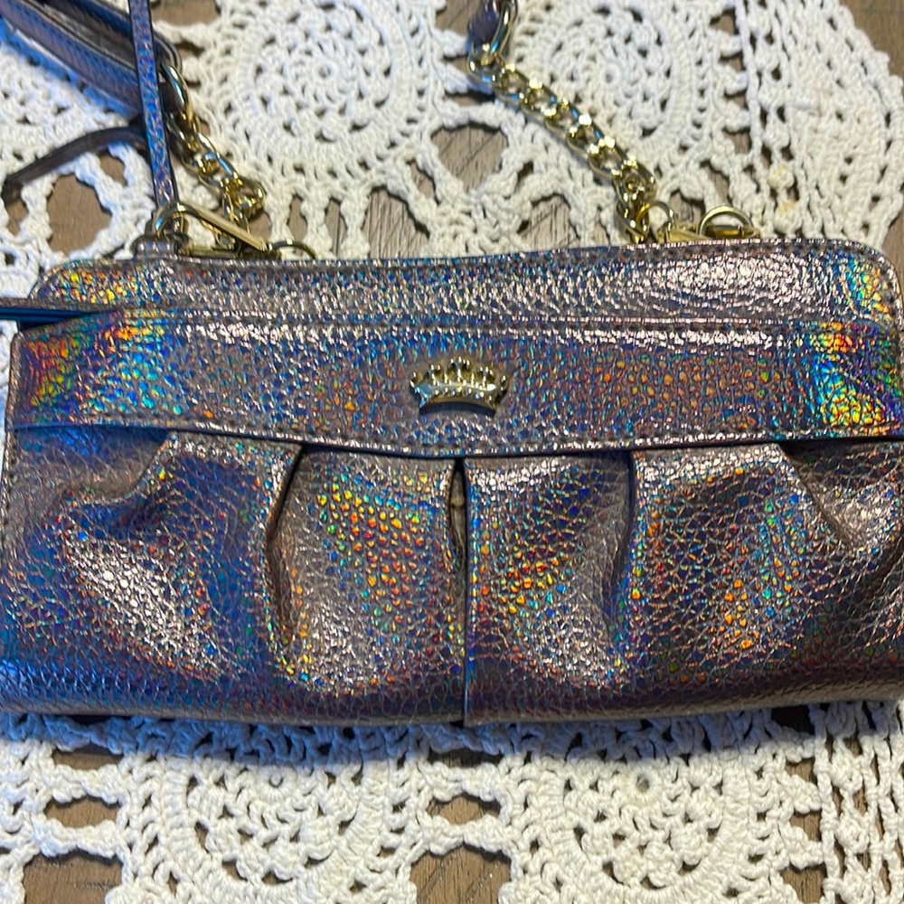 Small iridescent purse